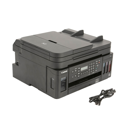 Canon Pixma G7020 Wireless MegaTank Multifunction Inkjet Color Printer, Wi-Fi, 4800x1200 dpi, 350 Sheet Capacity - Print, Copy, Scan, Fax