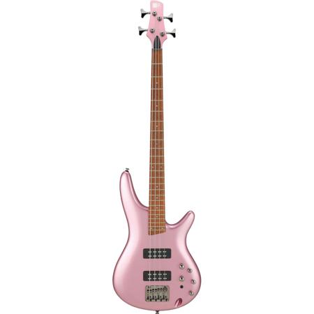 Ibanez SR300E SR Standard Electric Bass Guitar - Pink Gold Metallic SKU#1661533