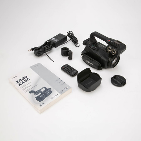 Used Canon XA30 Professional Camcorder, 1920x1080 Resolution, CMOS,  20x Optical/ 400x Digital Zoom, OLED Display, HDMI undefined