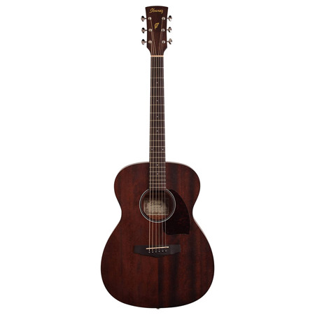 Ibanez PC12MH Acoustic Guitar with Grand Concert Body and Mahogany Back & Sides, 20 Frets, Mahogany Neck, Rosewood Fretboard, Open Pore Natural