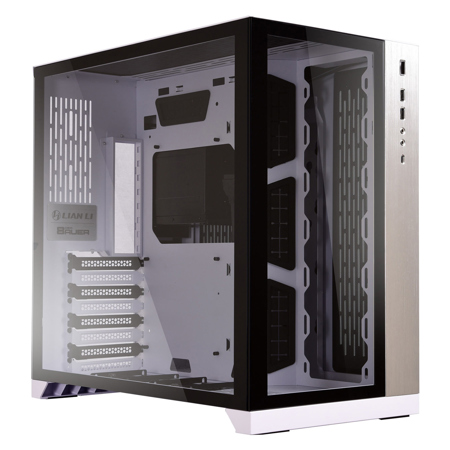 Lian-Li PC-O11DW Dynamic Mid Tower Tempered Glass Computer Case - White #1666260