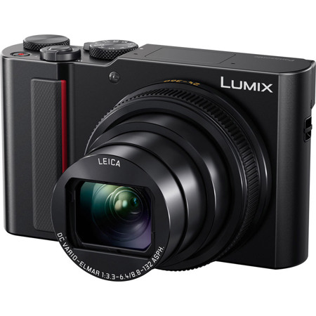 Panasonic Lumix DMC-ZS200 Digital Point & Shoot Camera, Black