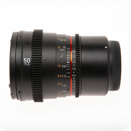 USED Rokinon 50mm T1.5 Cine DSX Lens for Canon RF