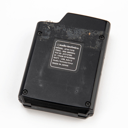 Audio-Technica ATW-T210 UniPak Bodypack Transmitter for 2000 Series TV 45-48