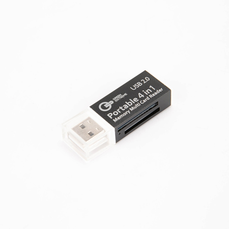 Green Extreme Portable USB 2.0 4 in 1 Memory Multi Card Reader for M2 for SD for SDHC DV Micro for Secure Digital Card TF Card