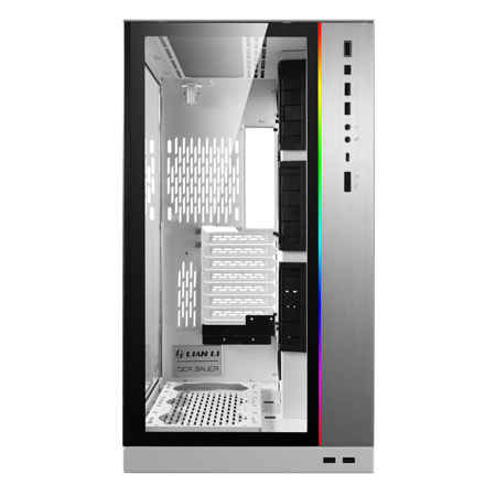 Lian-Li O11 Dynamic EVO ATX Mid Tower Tempered Glass Computer Case, White