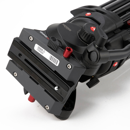 Manfrotto 504HD VD Fluid Video Head with 546B Aluminum Tripod Legs - SKU#1669086