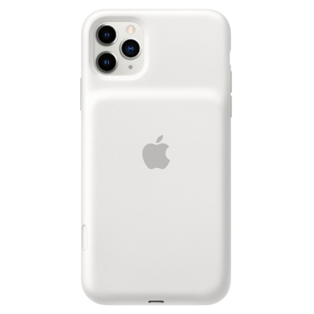 Apple Smart Battery Case with Qi Wireless Charging for iPhone 11 Pro Max, White