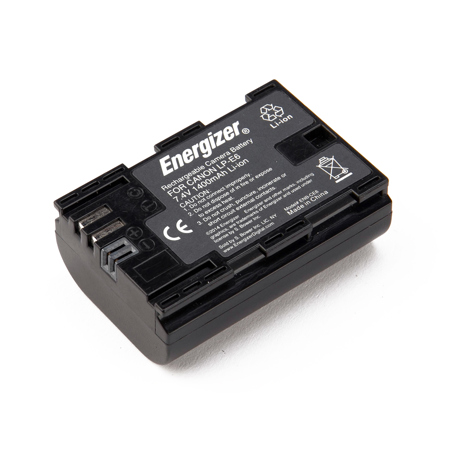 Energizer Canon LP-E6 7.4V 1400mAh Digital Replacement Battery for the EOS 5D Mark II, 5D Mark III, 60D, 70D, 6D and 7D Cameras