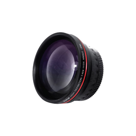 vivitar 58mm 0.43 x wide angle attachment lens