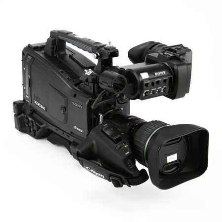 Sony PXW-X320 XDCAM 1080p Solid State Memory Camcorder with Fujinon 16x Servo Zoom Lens (490 Hours)