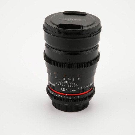 Samyang 35mm T1.5 Cine Wide Angle Lens for Canon Video EOS DSLR Cameras #1672704