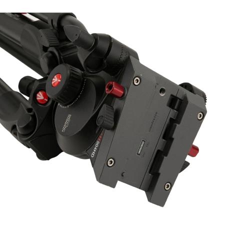 Manfrotto 504HD Video Head with 536 Carbon Fiber Tripod Legs - SKU#1676553