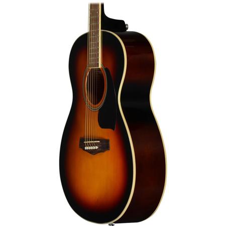 Ibanez PF Series PC15 Acoustic Guitar with Spruce Top, Mahogany Back and Sides, 20 Frets, Mahogany Neck, Rosewood Fretboard, Vintage Sunburst High Gloss