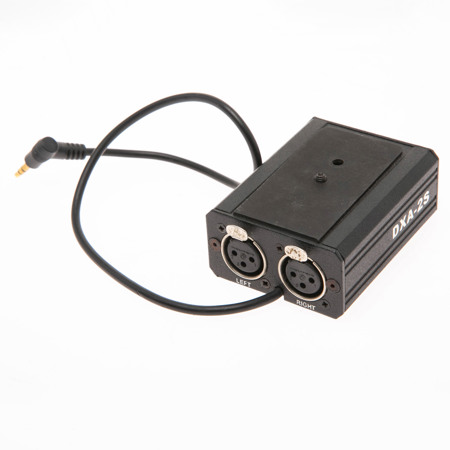 Beachtek DXA-2S - Dual XLR Universal Microphone Adapter for Camcorders