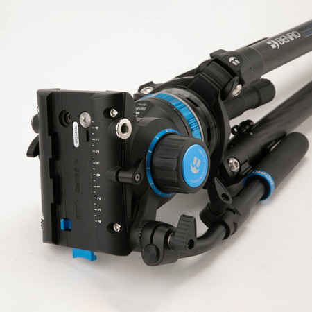 Benro C373F Single-Tube Carbon Fiber Video Tripod with S8PRO Video Head #1678512