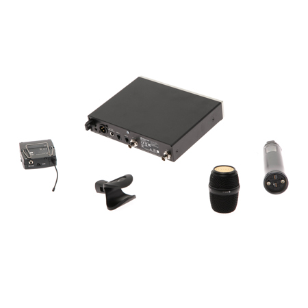 Sennheiser ew 100 G4 Combo ME2-II Lavalier and e835 Handheld Wireless Combo Kit A: 516 to 558 MHz