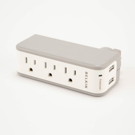 Belkin BZ103050-TVL 5-Outlets Mini Surge Suppressors with USB Charger