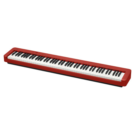 Used Casio CDP S160 88 Key Compact Digital Piano Keyboard Red