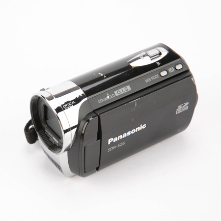 Panasonic SDR-S26 SD Card Standard Definition Camcorder - Black SKU#1680018