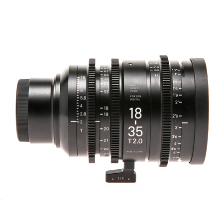 Sigma 18-35mm T2.0 High-Speed Cine Lens for Sony E, Meter