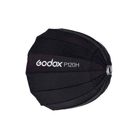 Godox P120H 48" Deep Parabolic Softbox for Studio Video Flash Light, Bowens Mount, Hi-Temperature Resistant