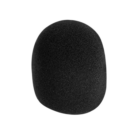 On-Stage ASWS58 Foam Windscreen for Handheld Microphones, Black