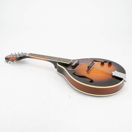 Ibanez M510E A-Style Mandolin, 20 Frets, Mahogany Neck, Magnetic Single Pickup, Rosewood Fretboard, Brown Sunburst High Gloss