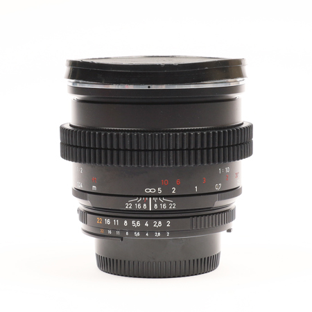 Zeiss Ikon 50mm f/2.0 Makro Planar ZF Manual Focus Macro Lens for the Nikon F (AI-S) Bayonet SLR System.