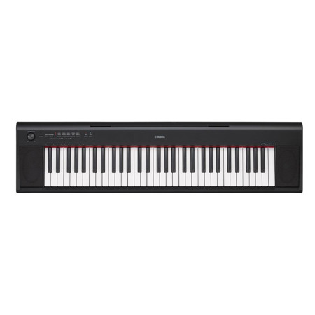 Yamaha NP-12 Piaggero Portable 61 Key Piano-Style Keyboard, Black