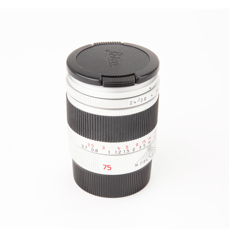 Leica 75mm f2.4 Summarit-M, Manual Focus (6-Bit Coded) Lens for M System Silver