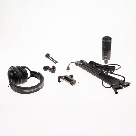 Audio-Technica AT2020USB+ Streaming/Podcasting Microphone Pack - SKU#1688267