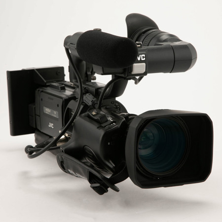 JVC GY-HD100U 3-CCD MiniDV High Definition Professional Camcorder - SKU#1690369