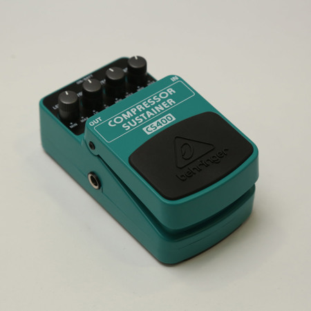 Used Behringer Compressor Sustain Guitar Pedal 500 kOhms Input Impedance 1KOhm Output Impedance 000 60500 00010