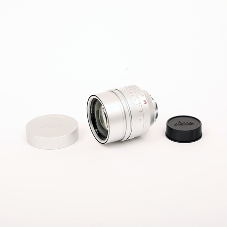 Leica 50mm f/0.95 Noctilux-M Aspherical, Manual Focus (6-Bit Coded) Lens for M System - Silver