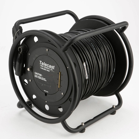 Telecast Systems Fiber Fiber Tactical Cable Reel (500 ft) - SKU#1692030