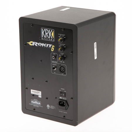 KRK Rokit 6 G3 6" Two-Way Active Studio Monitor Speaker - Single, Black #1694611