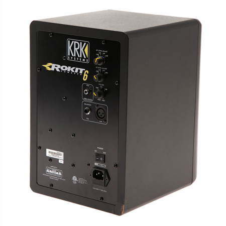 KRK Rokit 6 G3 6" Two-Way Active Studio Monitor Speaker - Single, Black #1694614