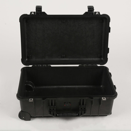 Pelican 1510 On Watertight Hard Case without Foam Insert, with Wheels - Charcoal Black