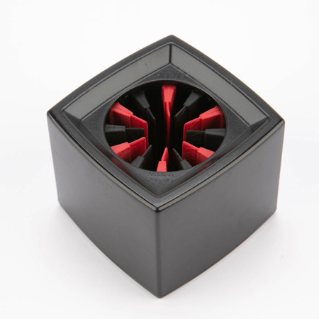 Rycote Square Mic Flag for Reporter Square Mics Ranging 19 to 38mm (0.74-1.49") in Diameter, Black