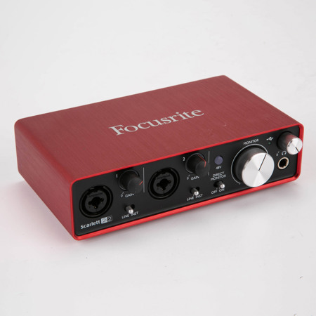 Focusrite Scarlett 2i2 2nd Gen 2 Input/2 Output USB 2.0 Audio Interface #1701141