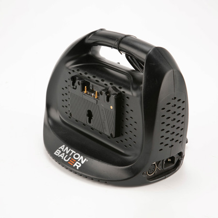 Anton Bauer Performance DUAL Charger, 2 Position Simultaneous Fast Charging, 70 Watt Output - Gold Mount