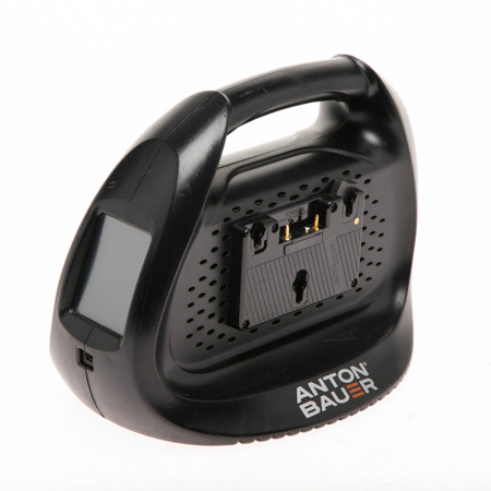 Anton Bauer Performance DUAL Charger, 2 Position Simultaneous Fast Charging, 70 Watt Output - Gold Mount