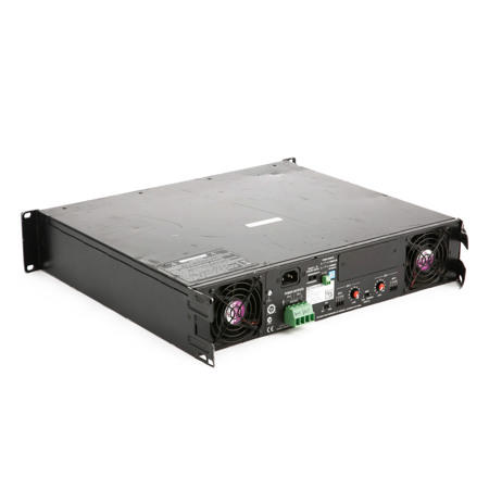 Telex CPS2.12 2x 1200W Power Amplifier, 20KOhms Input Impedance, 10Hz - 40kHz Frequency Response, 1100W at 4 Ohms Rated Output Power, 120V, 2U