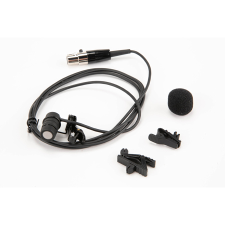 Shure WL185 Cardioid Lavalier Microphone, 4' Cable, TA4-F 4-Pin Connector