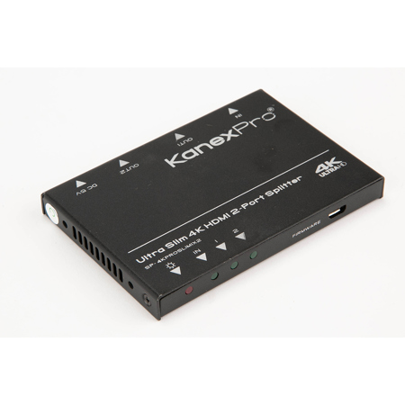 KanexPro SP-1X2SL18G UltraSlim 4K HDMI 1X2 Splitter - SKU#1714451