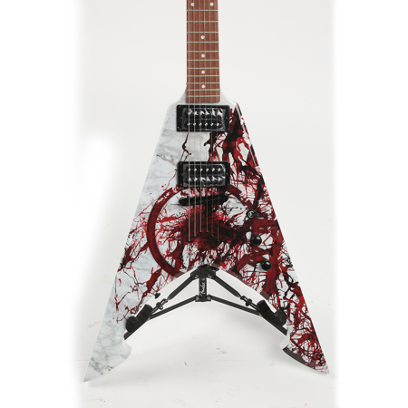 Dean Guitars Michael Amott Tyrant X Electric Guitar, Rosewood Fretboard, Splatter Custom Graphic