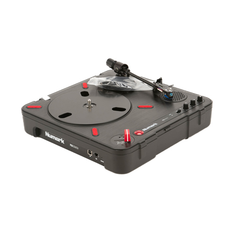 Numark PT01 Scratch Portable Turntable with DJ Scratch Switch - SKU#1716741