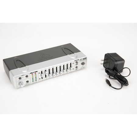 BEHRINGER FBQ800 Ultra-Compact 9-Band Graphic Equalizer With FBQ For Studio And Stage Applications