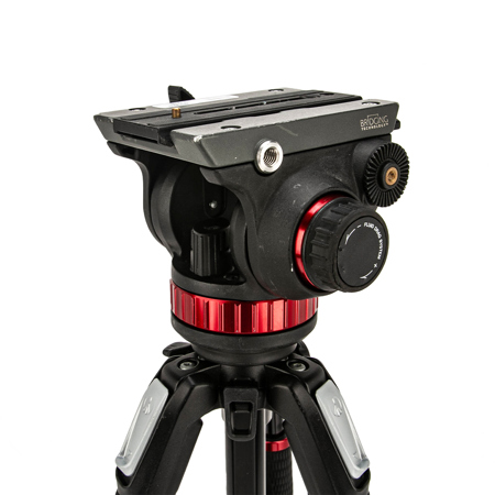Manfrotto MVH502AH Pro Video Head With Quick-Release And Flat Base - SKU#1718915